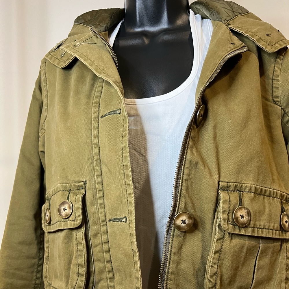 Abercrombie&Fitch Green/Olive Jacket, Size Small - Picture 5 of 6